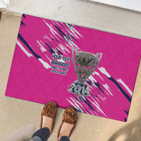 Caribbean Cricket Barbados Personalized Rubber Doormat Make It Three 2025 is Ours - Wonder Print Shop