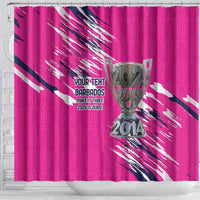 Caribbean Cricket Barbados Personalized Shower Curtain Make It Three 2025 is Ours - Wonder Print Shop