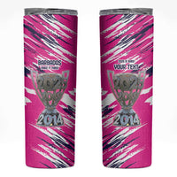 Caribbean Cricket Barbados Personalized Skinny Tumbler Make It Three 2025 is Ours - Wonder Print Shop