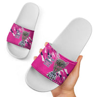 Caribbean Cricket Barbados Personalized Slide Sandals Make It Three 2025 is Ours - Wonder Print Shop