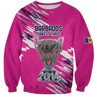 Caribbean Cricket Barbados Personalized Sweatshirt Make It Three 2025 is Ours - Wonder Print Shop