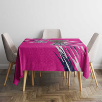 Caribbean Cricket Barbados Personalized Tablecloth Make It Three 2025 is Ours - Wonder Print Shop