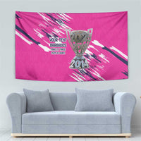 Caribbean Cricket Barbados Personalized Tapestry Make It Three 2025 is Ours - Wonder Print Shop