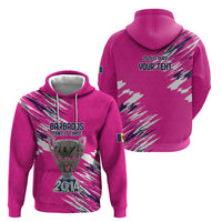 Caribbean Cricket Barbados Personalized Zip Hoodie Make It Three 2025 is Ours - Wonder Print Shop
