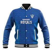 Caribbean Cricket Barbados Custom Baseball Jacket Strike of the Tridents - Wonder Print Shop