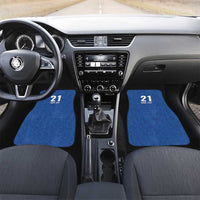 Caribbean Cricket Barbados Custom Car Mats Strike of the Tridents - Wonder Print Shop