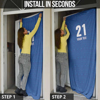 Caribbean Cricket Barbados Custom Door Cover Strike of the Tridents - Wonder Print Shop