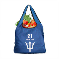 Caribbean Cricket Barbados Custom Grocery Bag Strike of the Tridents - Wonder Print Shop