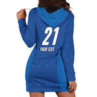 Caribbean Cricket Barbados Custom Hoodie Dress Strike of the Tridents - Wonder Print Shop