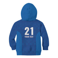 Caribbean Cricket Barbados Custom Kid Hoodie Strike of the Tridents - Wonder Print Shop