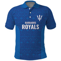 Caribbean Cricket Barbados Custom Polo Shirt Strike of the Tridents - Wonder Print Shop