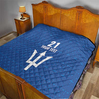 Caribbean Cricket Barbados Custom Quilt Strike of the Tridents - Wonder Print Shop