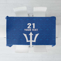 Caribbean Cricket Barbados Custom Tablecloth Strike of the Tridents - Wonder Print Shop