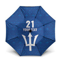 Caribbean Cricket Barbados Custom Umbrella Strike of the Tridents - Wonder Print Shop
