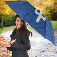 Caribbean Cricket Barbados Custom Umbrella Strike of the Tridents - Wonder Print Shop