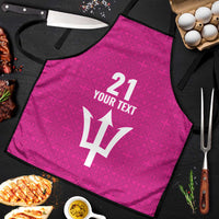 Caribbean Cricket Barbados Custom Apron Strike of the Tridents Pink Fury - Wonder Print Shop