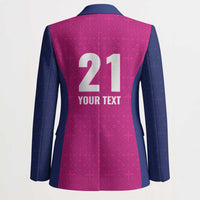 Caribbean Cricket Barbados Custom Blazer Strike of the Tridents Pink Fury - Wonder Print Shop