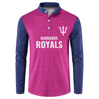 Caribbean Cricket Barbados Custom Button Sweatshirt Strike of the Tridents Pink Fury - Wonder Print Shop