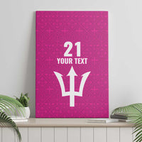 Caribbean Cricket Barbados Custom Canvas Wall Art Strike of the Tridents Pink Fury - Wonder Print Shop