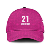 Caribbean Cricket Barbados Custom Classic Cap Strike of the Tridents Pink Fury - Wonder Print Shop
