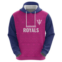 Caribbean Cricket Barbados Custom Hoodie Strike of the Tridents Pink Fury - Wonder Print Shop
