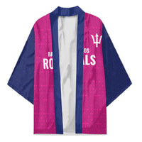 Caribbean Cricket Barbados Custom Kimono Strike of the Tridents Pink Fury - Wonder Print Shop