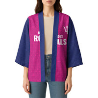 Caribbean Cricket Barbados Custom Kimono Strike of the Tridents Pink Fury - Wonder Print Shop