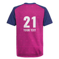 Caribbean Cricket Barbados Custom Rugby Jersey Strike of the Tridents Pink Fury - Wonder Print Shop