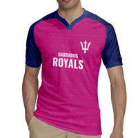 Caribbean Cricket Barbados Custom Rugby Jersey Strike of the Tridents Pink Fury - Wonder Print Shop