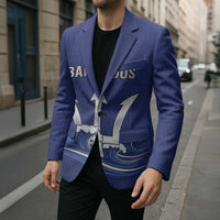 Caribbean Cricket Barbados Custom Blazer Trident Champion’s Wave - Wonder Print Shop