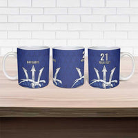 Caribbean Cricket Barbados Custom Ceramic Mug Trident Champion’s Wave - Wonder Print Shop
