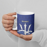Caribbean Cricket Barbados Custom Ceramic Mug Trident Champion’s Wave - Wonder Print Shop