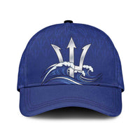 Caribbean Cricket Barbados Custom Classic Cap Trident Champion’s Wave - Wonder Print Shop