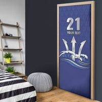Caribbean Cricket Barbados Custom Door Cover Trident Champion’s Wave - Wonder Print Shop