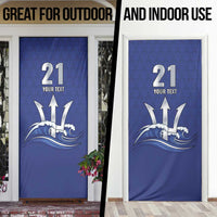 Caribbean Cricket Barbados Custom Door Cover Trident Champion’s Wave - Wonder Print Shop