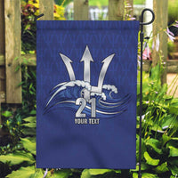 Caribbean Cricket Barbados Custom Garden Flag Trident Champion’s Wave - Wonder Print Shop