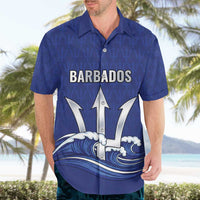 Caribbean Cricket Barbados Custom Hawaiian Shirt Trident Champion’s Wave - Wonder Print Shop