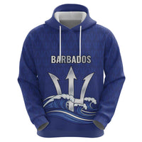 Caribbean Cricket Barbados Custom Hoodie Trident Champion’s Wave - Wonder Print Shop