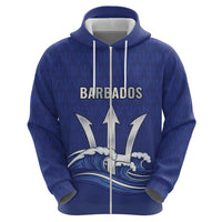 Caribbean Cricket Barbados Custom Hoodie Trident Champion’s Wave - Wonder Print Shop