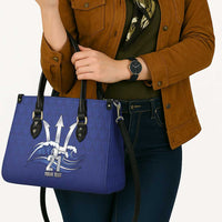 Caribbean Cricket Barbados Custom Leather Bag Trident Champion’s Wave - Wonder Print Shop