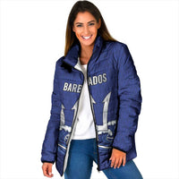 Caribbean Cricket Barbados Custom Padded Jacket Trident Champion’s Wave - Wonder Print Shop