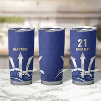 Caribbean Cricket Barbados Custom Tumbler Cup Trident Champion’s Wave - Wonder Print Shop