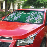 Custom Algeria Iris Floral Green Auto Sun Shade Africa Women’s Football Champion Series 2026