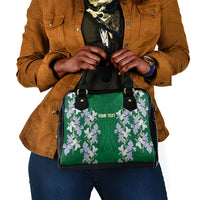 Custom Algeria Iris Floral Green Shoulder Handbag Africa Women’s Football Champion Series 2026