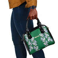 Custom Algeria Iris Floral Green Shoulder Handbag Africa Women’s Football Champion Series 2026