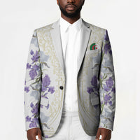Custom Algeria Iris Floral White Blazer Africa Women’s Football Champion Series 2026