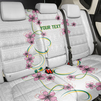 Custom Cameroon Red Stinkwood Floral Back Car Seat Cover Africa Women’s Football Champion Series 2026