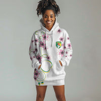 Custom Cameroon Red Stinkwood Floral Hoodie Dress Africa Women’s Football Champion Series 2026