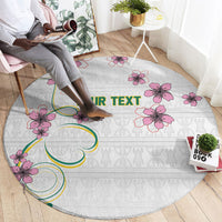 Custom Cameroon Red Stinkwood Floral Round Carpet Africa Women’s Football Champion Series 2026
