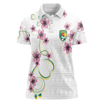 Custom Cameroon Red Stinkwood Floral Women Polo Shirt Africa Women’s Football Champion Series 2026